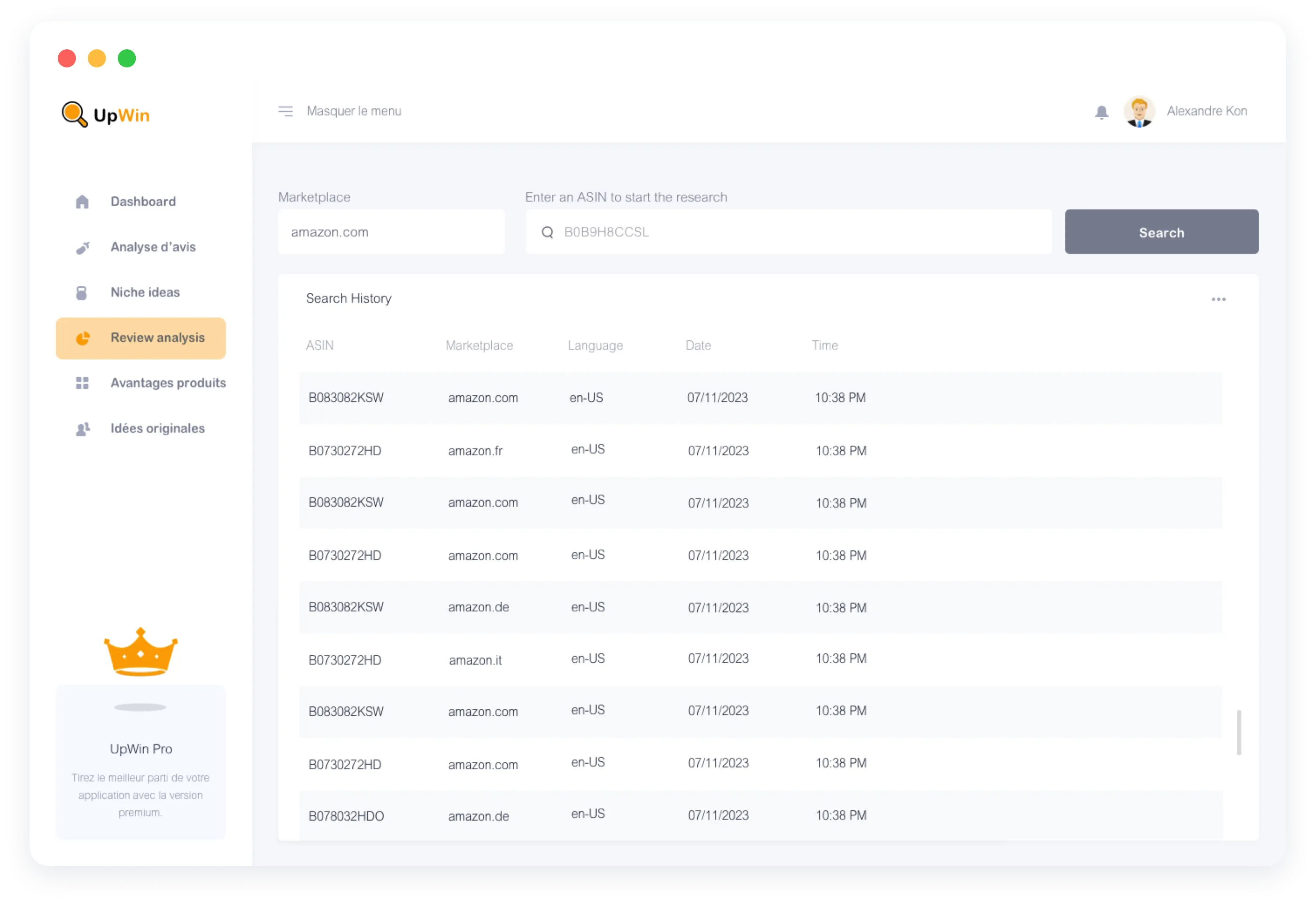 upwin.club AI for Amazon sellers